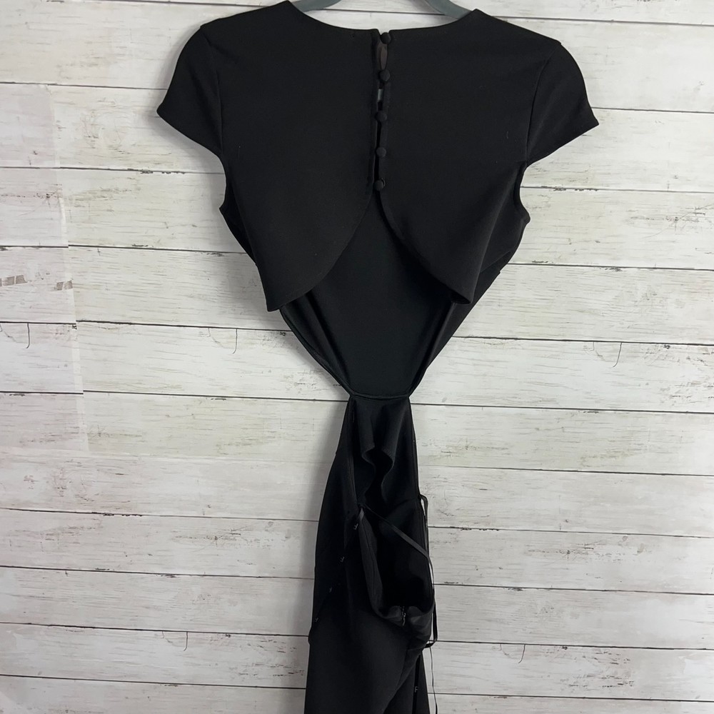 Lulus Black Conversation Piece Backless Maxi Dress - Picture 9 of 9